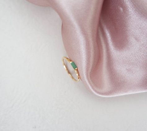 Hey, I found this really awesome Etsy listing at https://www.etsy.com/uk/listing/832029743/solid-14k-gold-jade-ring-baguette-ring Green Jade Ring, Jadeite Ring, Rose Gold Band Ring, Ring Baguette, Baguette Ring, Yellow Gold Setting, Jade Ring, Co Design, Natural Jade