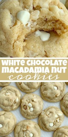 Cookies Pudding, Macadamia Nut Cookies Recipe, Nuts Cookies, Chocolate Macadamia Nut Cookies, White Chocolate Macadamia Nut Cookies, White Chocolate Macadamia Nut, Geometric Vase, Macadamia Nut Cookies, Nut Cookies