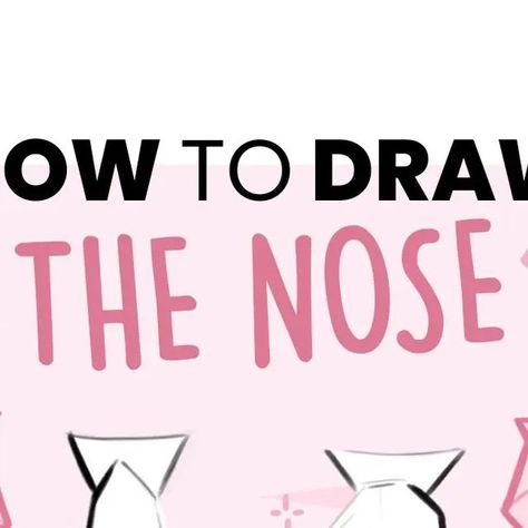 Procreate Free Brushes, How To Draw Nose, Draw Nose, Tools Drawing, Too Much Estrogen, Instagram Drawing, Nose Drawing, Art Tools Drawing, Free Brush