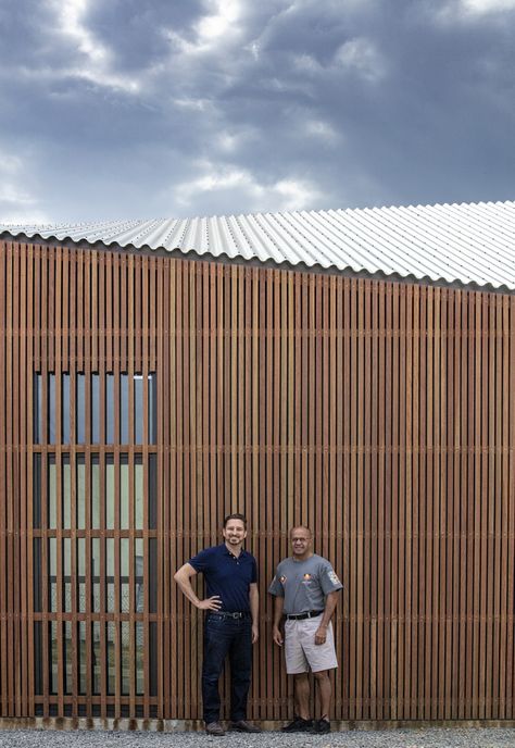 Wellbeing Pavilion - Kaunitz Yeung Architecture | Kaunitz Yeung Architecture Door Joinery, Hospital Interiors, Wellbeing Centre, Colorbond Roof, Hospital Interior, Timber Cladding, Community Gardening, Learning Spaces, Brickwork