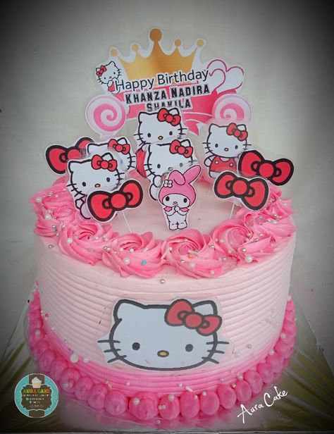 Aura, Hello Kitty, Happy Birthday, Kitty, Cake, Birthday, Quick Saves