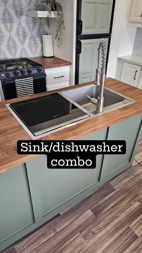 Cortni ▪︎ RV Renos & RV Living | A sink that's also a dishwasher 🤯 I just installed the 2-in-1 in-sink dishwasher from @fotile_america and it is a game changer for RVs.… | Instagram Rv Dishwasher, Motorhome Life, Sink Dishwasher, Rv Sink, Countertop Dishwasher, Rv Ideas, In My Bag, Rv Stuff, Dishwashers