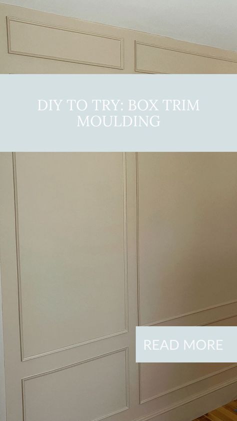 DIY, home design, interior design, interior designer Moulding Accent Wall, Box Moulding, Box Trim, Wall Moulding, Trim Moulding, White Molding, Diy Trim, Cozy Minimalist, My Own House