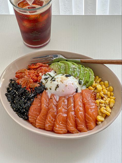 Korean Healthy Food, Japanese Healthy Food, Aesthetic Diet, Different Types Of Food, Healthy Food Menu, Resep Diet, Healthy Food Inspiration, Healthy Food Dishes, God Mat