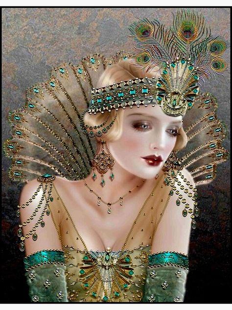 "FLAPPER : Vintage 1929 Beautiful Fashion Magazine Advertising Print" Canvas Print by posterbobs | Redbubble Steampunk Art Fantasy, Steampunk Kunst, Art Deco Cards, Art Deco Illustration, Art Deco Lady, Art Deco Posters, Steampunk Art, Foto Art, Fantasy Artist