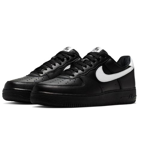 Nike Air Force 1 Low Retro 'Black/White'$155BLACK/WHITE-BLACKCQ0492-001     DESCRIPTION   Release Info: Tuesday, January 16, 2023Available online at 10am EST on a first come, first served basis.     If monotone AF1's are not your speed, this retro is for you, featuring a black upper and sole with a white Swoosh, heel Nike Air Force Black And White, Nike Air Force Black, Nike Air Force 1 Black, Nike Air Force 1 Low, Air Force 1 Low, Nike Air Force 1, Air Force 1, Nike Air Force, Air Force