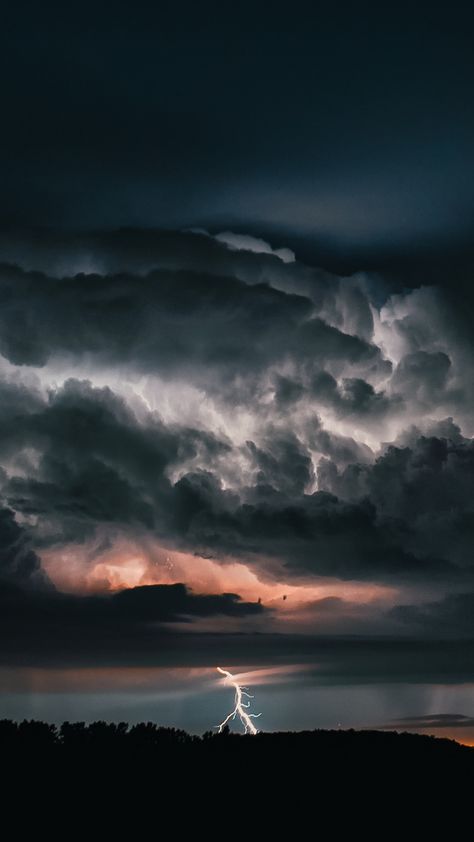 Lightning, thunderstorm, cloudy, sky, 1080x1920 wallpaper Cloudy Wallpaper, Clouds And Lightning, Lightning Sky, Thunderstorm Clouds, Lightning Photos, Storm Wallpaper, Lightning Photography, Rainy Sky, Stormy Skies