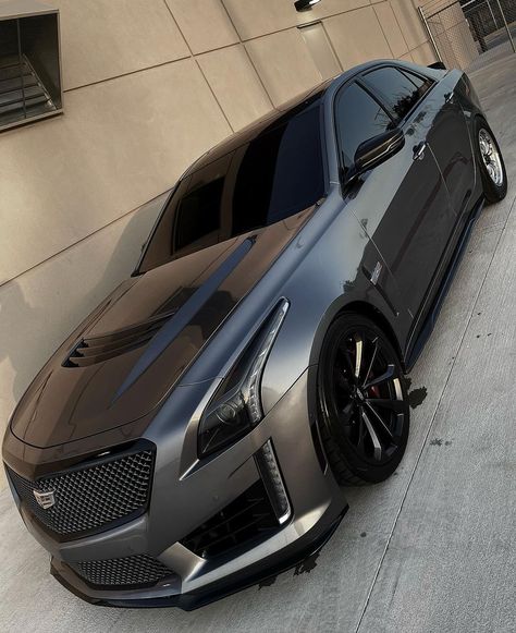 All Black Sports Car, Ct5 V Blackwing Wallpaper, Cadallic Car, Ct5 Cadillac, Cadillac Cts V Sport, Ctsv Cadillac, Blacked Out Cars, Luxury Suv Cars, Pictures Of Cars