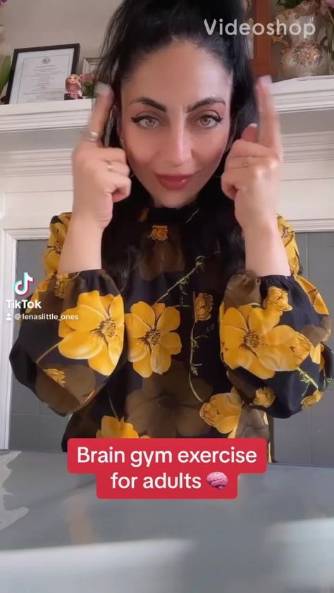 Brain gym exercise for adults 🧠 #braingym #brainexercise | Lenas Little Ones | Lenas Little Ones · Original audio Brain Gym Exercises, Gym Exercises, Brain Gym, Brain Exercise, Gym Exercise, Brain Breaks, Make Your Day, Brain, Make Your