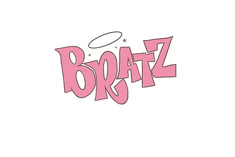 Brats Logos, Leavers Shirt Designs Bratz, Bratz Silhouette, Bratz Tattoo Design Logo, Bratz Logo Tattoo, Bratz Symbols, Bratz Embroidery, Leavers 2023, Bratz Jeans