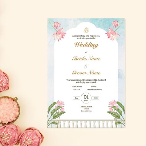 Wedding e-vites for a very special couple ✨ The couple and their family wanted custom designed evites suitable for whatsapp groups. 😁 Evites are also the perfect place for adding modern touches and some personal flair. ✨ #wedding #indianwedding #evite #whatsapp #whatsappinvite #indiancouple #weddingplanning #weddingstationery #design #weddinginvitation #invitedesign Joy And Happiness, Invitation Design, Perfect Place, Indian Wedding, Wedding Stationery, Wedding Planning, Wedding Invitations, Custom Design, Quick Saves