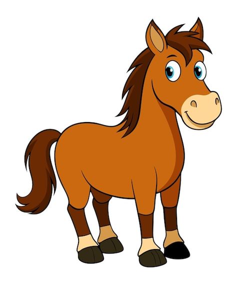 Horse Images, Cartoon Horse, Images Cartoon, Horse Cartoon, The Horse, Graphic Resources, Vector Illustration, Free Download, Clip Art