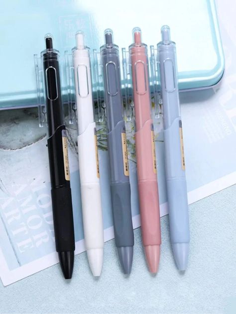 Cute School Stationary, Stationary Shop, Pen Collection, Stationary School, Cute School Supplies, Desk Setup, Learning Tools, Pen Sets, Ballpoint Pen