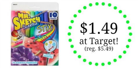 Target: Mr. Sketch Scented Stix Markers 10 count Only $1.49! Mr Sketch, 10 Count, Only 1, Keep In Mind, See More, Markers, How To Become, Target, Sketch