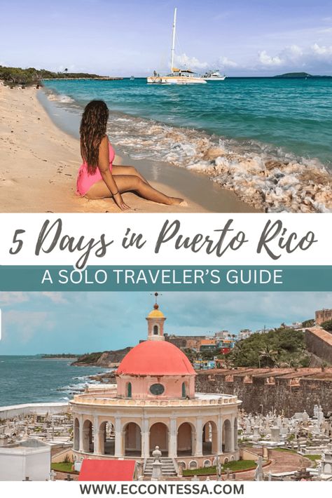 5 Days in Puerto Rico: A Solo Traveler’s Guide - East Coast Contessa Puerto Rico Itinerary, Puerto Rico Travel Guide, Puerto Rico Travel, Beauty Culture, Solo Travel Tips, Central America Travel, Bucket List Destinations, Travel App, Solo Female Travel