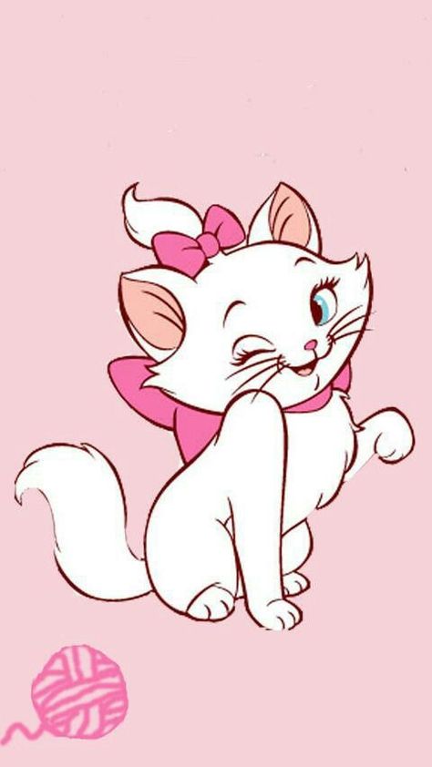 Maria Aristocats, Marie Cat, Images Disney, Marie Aristocats, Spongebob Wallpaper, Disney Background, Princess Wallpaper, Disney Collage, Disney Phone Wallpaper