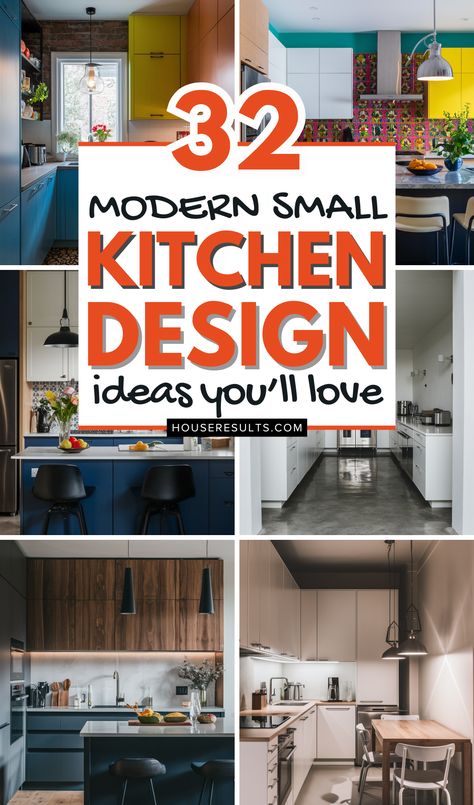 🌟 Dreaming of a stylish kitchen but short on space? Our Small Modern Kitchen Design Ideas will guide you through the process of creating a contemporary and functional kitchen. Discover how to incorporate modern design elements into your small space, from sleek cabinets to efficient layouts. With our Small Modern Kitchen Design Ideas, you can turn your kitchen into a space that's both beautiful and practical. Start your kitchen makeover today! 🏡 Small Kitchen Ideas On A Budget, Stylish Small Kitchen, Small Kitchen Design Apartment, Small Open Kitchens, Interior Ikea, Small Kitchen Design Ideas, Small Kitchen Design, Small Apartment Kitchen, Small Kitchen Layouts