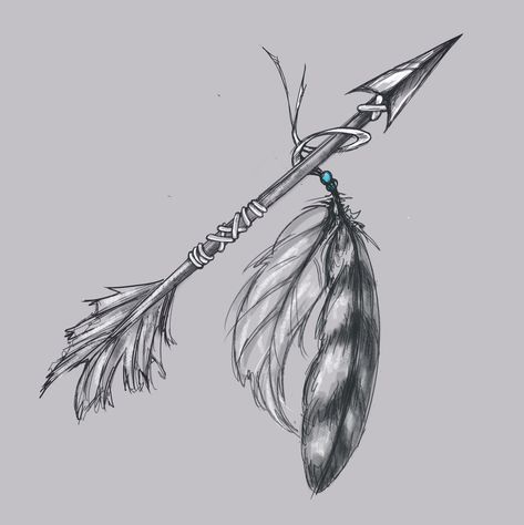 Arrow Tattoo Sketch Design, Native American Tattoos Feather, Indian Arrow Head Tattoo, Native American Bow And Arrow Tattoo, Indian Memorial Tattoo, Arrowhead Drawing Design, Boho Arrow Tattoos For Women Forearm, Native Thunderbird Tattoo, Native American Tattoo Designs For Women