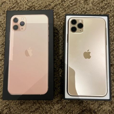 iPhone Pro Max 11 64Gb rose gold Iphone 11 Pro Max Gold, Rose Gold Aesthetic, Rose Gold Iphone, Floral Logo Design, Iphone Colors, Iphone Obsession, Rosé Aesthetic, Gold For Sale, Gold Aesthetic