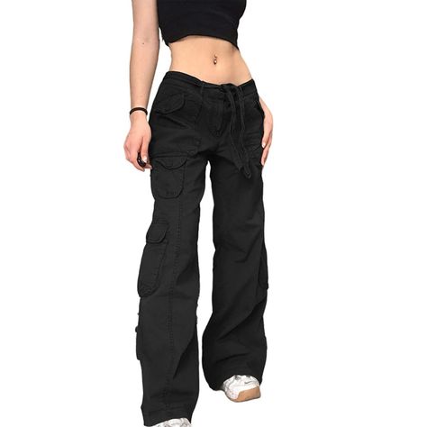 Work Trousers, Weave Style, Baggy Pants, Cargo Pants Women, Low Waisted, Denim Trousers, Mode Vintage, Casual Denim, Low Waist