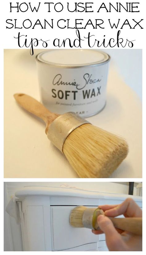 Annie Sloan Stencil Ideas, Wax Tips, Annie Sloan Furniture, Annie Sloan Wax, Chalk Paint Furniture Diy, Waxing Tips, Chalk Paint Wax, Paint Tips, Chalk Paint Colors