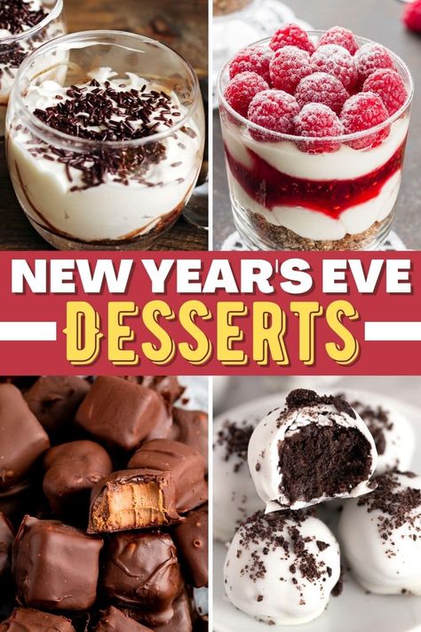 Celebrate the last hours of the year with these amazing New Year's Eve desserts! From champagne cupcakes to parfaits to party cake, these treats are the best way to close out the year.