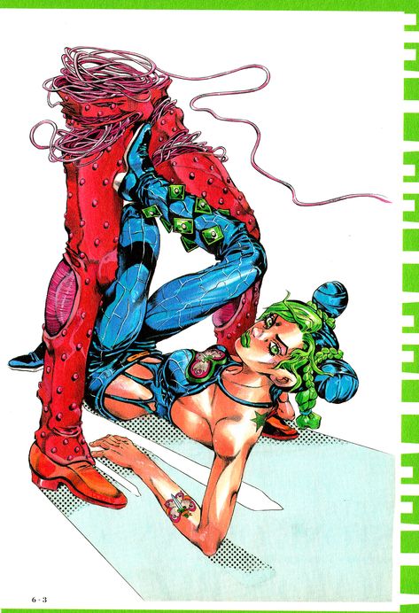 Jjba Official Art, Jojo Official Art, Hirohiko Araki Art, Araki Hirohiko, Jojo Poses, Jojo Bizarro, Jolyne Kujo, Jojo Pose, Jjba Art