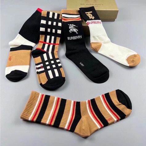 Burberry socks for women Burberry Socks, Box Branding, Paper Bag, Clutch Bag, Burberry, Socks, Things To Come, Tote Bag, Shoulder Bag