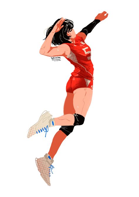 Life Drawings - Sports on Behance Volleyball Art Draw, Sport Drawing Illustration, Volleyball Drawing Poses, Sports Drawing Ideas, Volleyball Girl Drawing, Volleyball Art, Volleyball Illustration, Volleyball Drawing, Sports Drawing