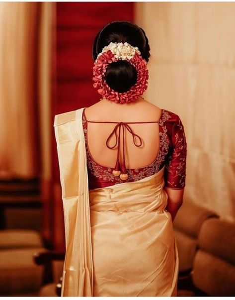 Introducing 85+ Bridal Hairstyles for South Indian brides to be. from long hair south indian bridal hairstyle to low bun south indian bridal hairstyle, we have got hairstyle for every hair type. #shaadisaga #indianwedding #bridalhairstyle #southindianwedding #southindianbridalhairstylewedding #southindianbridalhairstylereception #southindianbridalhairstylefromtlook #southindianbridalhairstyleforengagement #southindianbridalhairstyleforroundface #southindianweddinghairstylesimple #southindian Hairstyles For Short Hair Bangs, Short Hair Bangs, Heir Style, Wedding Hairstyles For Short Hair, South Indian Wedding Hairstyles, Hairstyles For Indian Wedding, Saree Hairstyles, Ethnic Beauty, New Saree Blouse Designs