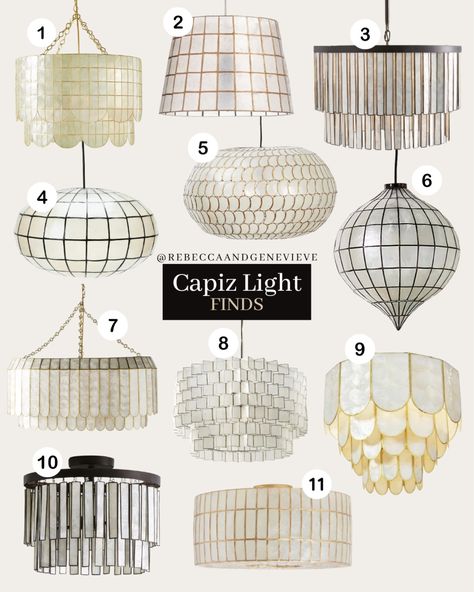 Black Capiz Chandelier, Astrid Capiz Round Chandelier, Capiz Shell Pendant Light, Capiz Light Fixtures, Capiz Chandelier Dining Room, Capiz Flush Mount Light, Trending Chandeliers 2023, Capiz Lighting, Bedroom Chandeliers Master