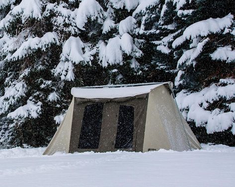 Canvas Tent Camping, Cold Weather Tents, Bedroom Pole, Kodiak Canvas, 8 Person Tent, How To Stay Warm, 4 Season Tent, Group Camping, Sleeping Bag Liner