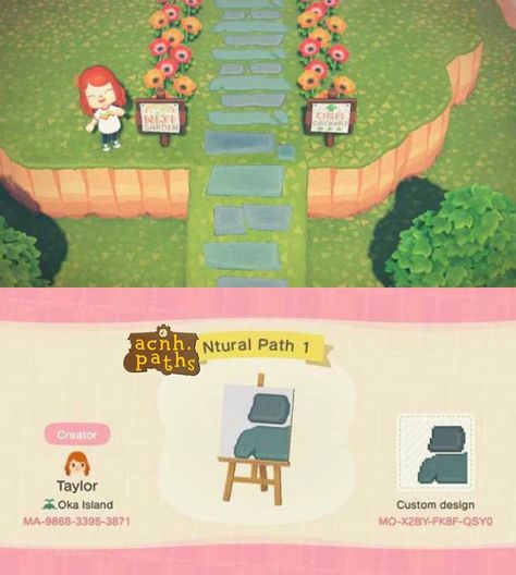 ✨Animal Crossing Patterns ✨ on Instagram: “This #natural ramp path was found and sent to me by @hwinters_! The path was created by @_tayloradkins! If you need the white plank path…” Natural Ramp Path, Animal Crossing Pavement Design, Animal Crossing Patterns, Acnh Tips, Acnh Path, Acnh Paths, Motif Acnl, Animal Crossing Funny, Ac New Leaf