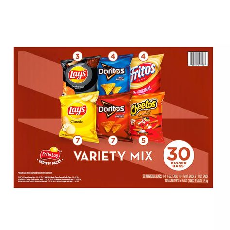 Frito Lay Variety Pack, Variety Mix, 30 ct. - BJs WholeSale Club Cheetos Cheese, Mustard Seed Oil, Bag Of Cheetos, Cheetos Crunchy, Doritos Nachos, Frito Lay, Cheese Cultures, Cheese Snacks, Nacho Cheese