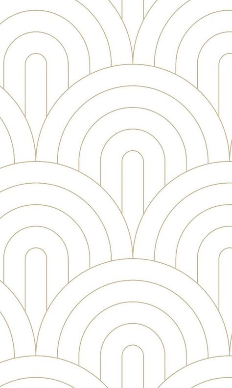 White and Gold Art Deco Motif Wallpaper R9431 - Roll Paper patterns #paperpatterns Paper patterns printable #paperpatternsprintable Paper patterns templates #paperpatternstemplates Paper patterns design 4.276 Art Decor Wallpaper, White Bathroom Wallpaper, Gold And White Wallpaper, White Gold Wallpaper, Home Office Wallpaper, Diy Stencil Patterns, Arches Wallpaper, Art Deco Texture, Gold Geometric Wallpaper