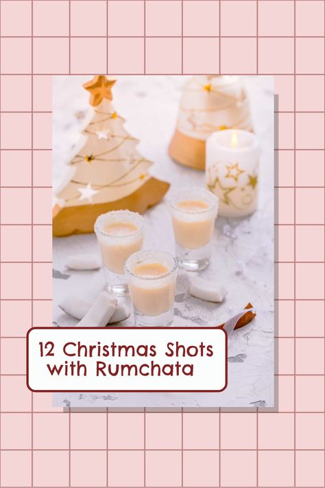 Christmas shots with RumChata are a sure way to elevate your holiday party. These twelve RumChata shots are guaranteed holiday crowd-pleasers. Rum Chata Shots Recipes, Shots With Rum Chata, Rumchata Recipes Shots, Rumchata Shots, Rumchata Recipes Drink, Rumchata Cocktails, Chocolate Pudding Shots, Rumchata Drinks, Rumchata Recipes