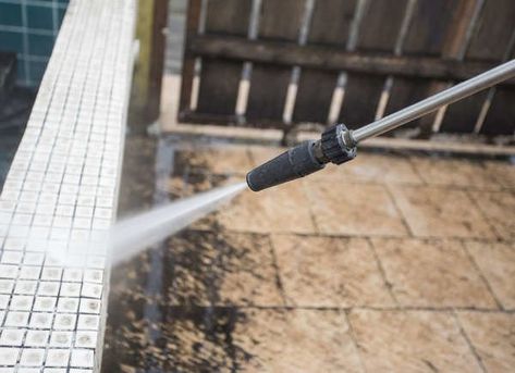 Power Washing in the Wrong Sequence | 8 Mistakes Most People Make with a Power Washer Florida Kissimmee, Patio Color Schemes, Pressure Washer Tips, Pressure Washing Business, House Cleaners, Pressure Washing Services, Fiber Cement Siding, Colorful Patio, Cement Siding