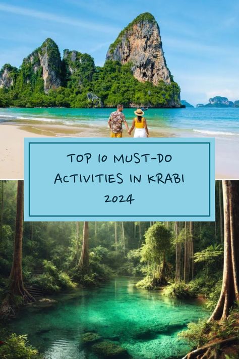 Explore the breathtaking beauty of Krabi, Thailand with our list of top 10 must-do activities! From lounging on the sandy shores of Ao Nang Beach to addictive island hopping at the famous Phi Phi Islands, there's something for everyone. Adventure seekers can enjoy rock climbing at Railay Beach and swimming in the crystal-clear waters of Hong Island. Plus, indulge your senses with delicious local Thai cuisine. This list highlights the very best attractions and unique experiences awaiting you in Krabi this year. Don't miss out on these incredible adventures! Krabi Town, Ao Nang Beach, Phi Phi Islands, Thailand Itinerary, Railay Beach, Thailand Travel Guide, Krabi Thailand, Ao Nang, Phi Phi Island