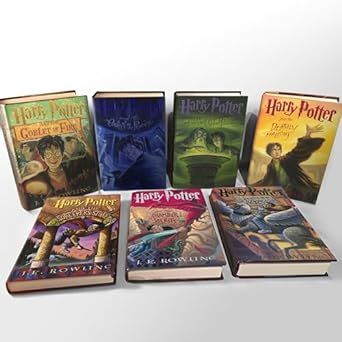 Harry Potter Hardcover, Harry Potter Book Set, Harry Potter Box Set, Harry Potter Miniatures, Box Set Books, Dollhouse Books, Buku Harry Potter, Fantastic Beasts And Where, J K Rowling