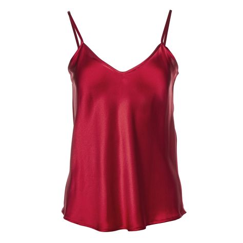 A Golden Summer Evening | Wolf & Badger Strap Tank Top, Spaghetti Strap Tank Top, Silk Camisole, Luxury Silk, True Red, Christmas 2024, Independent Designers Fashion, Mulberry Silk, Daily Outfits