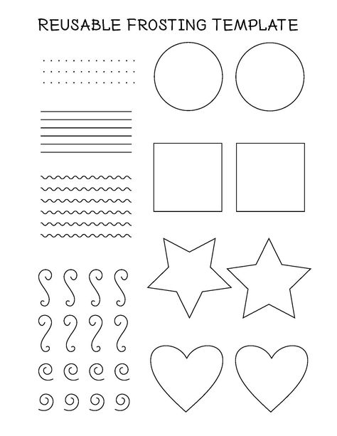 Cookie Projector Template, Frosting Practice Sheets, Alphabet Royal Icing Transfers, Icing Practice Sheets Templates, Cookie Class Practice Sheet, Cookie Decorating Practice Sheets, Cake Decorating Piping Templates, Royal Icing Practice Sheets Templates, Teaching Cookie Decorating Classes