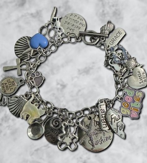 Junk charm bracelets available!!! Can be found in my shop: https://lacysjewelrybylacy.etsy.com Charm Bracelets, I Shop, Charm Bracelet, Canning