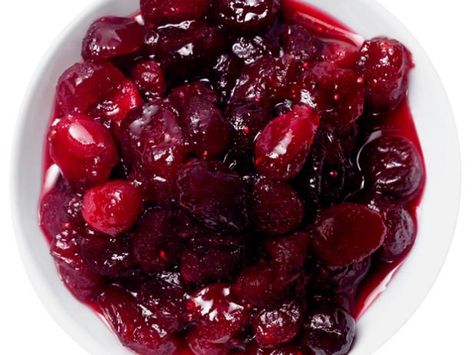 Get Perfect Cranberry Sauce Recipe from Food Network Best Thanksgiving Side Dishes, Cranberry Relish, Cranberry Sauce Recipe, Alton Brown, Thanksgiving Recipes Side Dishes, Food Network Magazine, Home Canning, Thanksgiving Sides, Think Food