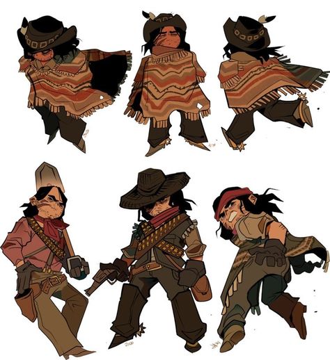 Rdr Oc Art, Cowboys Concept Art, Cowboys Character Design, Cowboy Drawing Reference Poses, Anime Cowboy Westerns, Cowgirl Poses Drawing Reference, Western Cowboy Character Design, Cowboy Outfit Drawing Reference, Dynamic Cowboy Poses