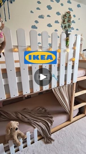 Kura Trofast Hack, Kura Ikea Bed Ideas, Ikea Kura Bed Ideas, Ikea Kura Bed Hack, Ikea Kids Bed, Kura Bed Hack, Cabin Beds For Kids, Ikea Kura Hack, Kura Hack