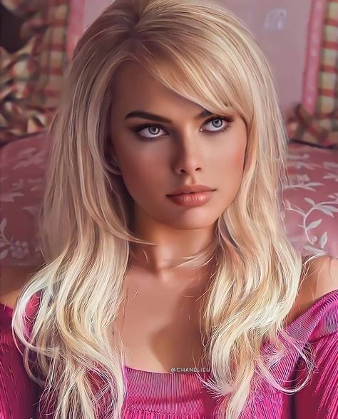 Barbie Bangs, Margot Robbie Hair, The Wolf Of Wall Street, Wolf Of Wall Street, Pastel Hair, Charlize Theron, The Wolf, Beauty Favorites, Artist Style