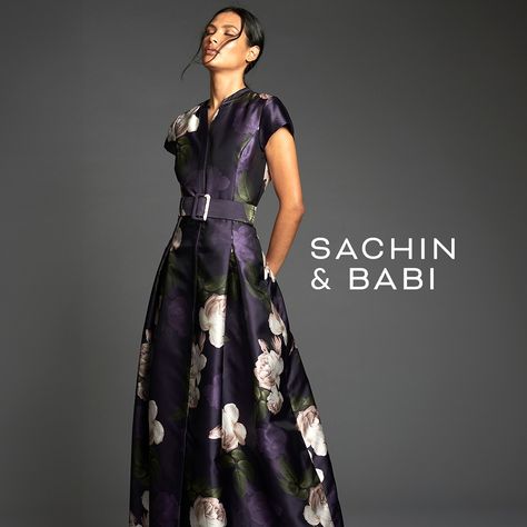 Sachin & Babi Sachin Babi Wedding Dress, Sachin & Babi Archie Dress, Sachin & Babi Mother Of The Bride, Cocktail A-line Midi Dress In Jacquard, Spring A-line Jacquard Dress, Sachin Babi, Mother Of The Bride, Big Day, In Style