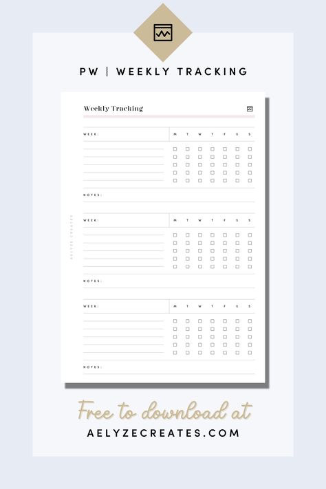 Free printable planner inserts - Personal wide - Weekly trackers Free Planner Inserts, Weekly Planner Printable Templates, Personal Planner Inserts, Weekly Planner Design, Weekly Planner Free Printable, Free Printable Planner, Weekly Planner Free, Weekly Calendar Planner, Planner Setup