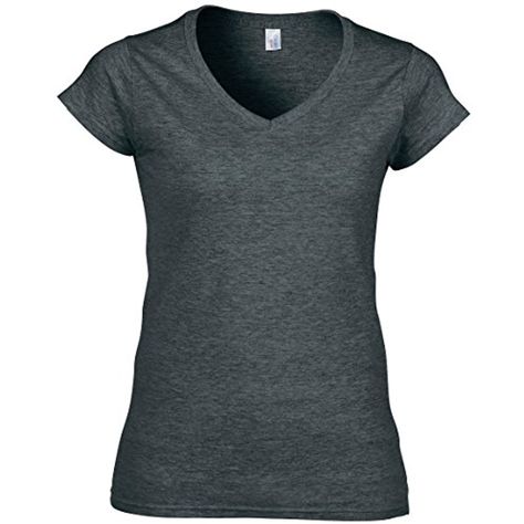 womens Heavy Cotton 5.3 oz. V-Neck T-Shirt(G500VL) -- Want additional info? Click on the image. (This is an affiliate link and I receive a commission for the sales) #Clothing Spec Sheet, Short T Shirt, Shop Mens Clothing, Lady V, Short Set, Gray Tshirt, Soft Style, V Neck Tee, Computer Monitor