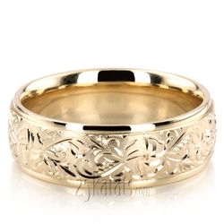 Dsc 2266 20126 fc100870 Carved Wedding Ring, Engraved Wedding Ring, Bamboo Jewelry, Wedding Bands For Him, Engraved Wedding Rings, Matching Wedding Rings, Fancy Design, Wedding Band Designs, Engraved Wedding